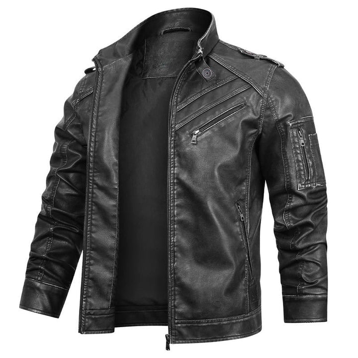 Nicolas Beaumont | Premium Leather Moto Jacket For Men