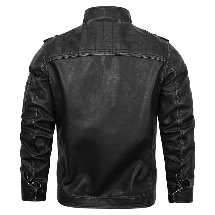 Nicolas Beaumont | Premium Leather Moto Jacket For Men