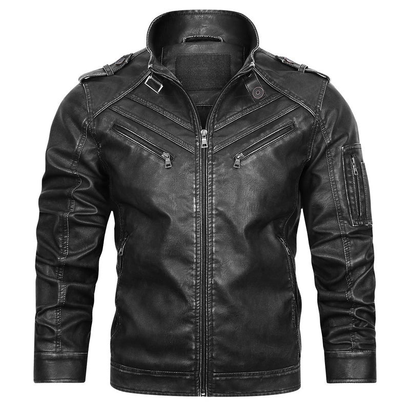 Nicolas Beaumont | Premium Leather Moto Jacket For Men
