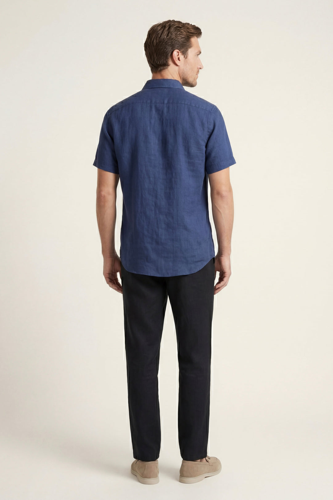 Trento Linen Set Blue/Black