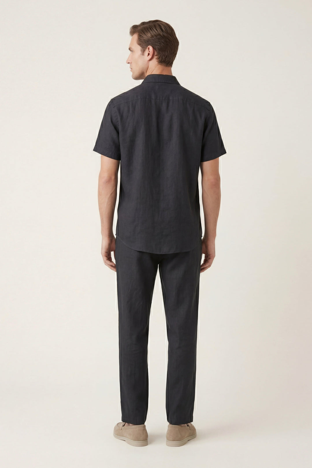 Trento Linen Set Black/Black