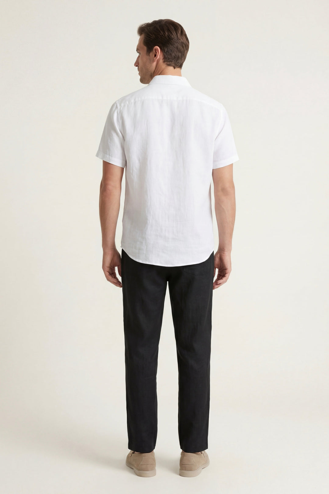 Trento Linen Set White/Black