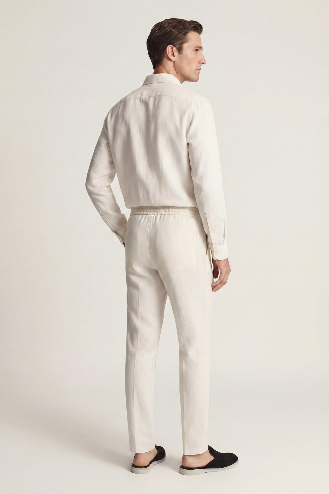 Bellagio Linen Set Long Sleeve White