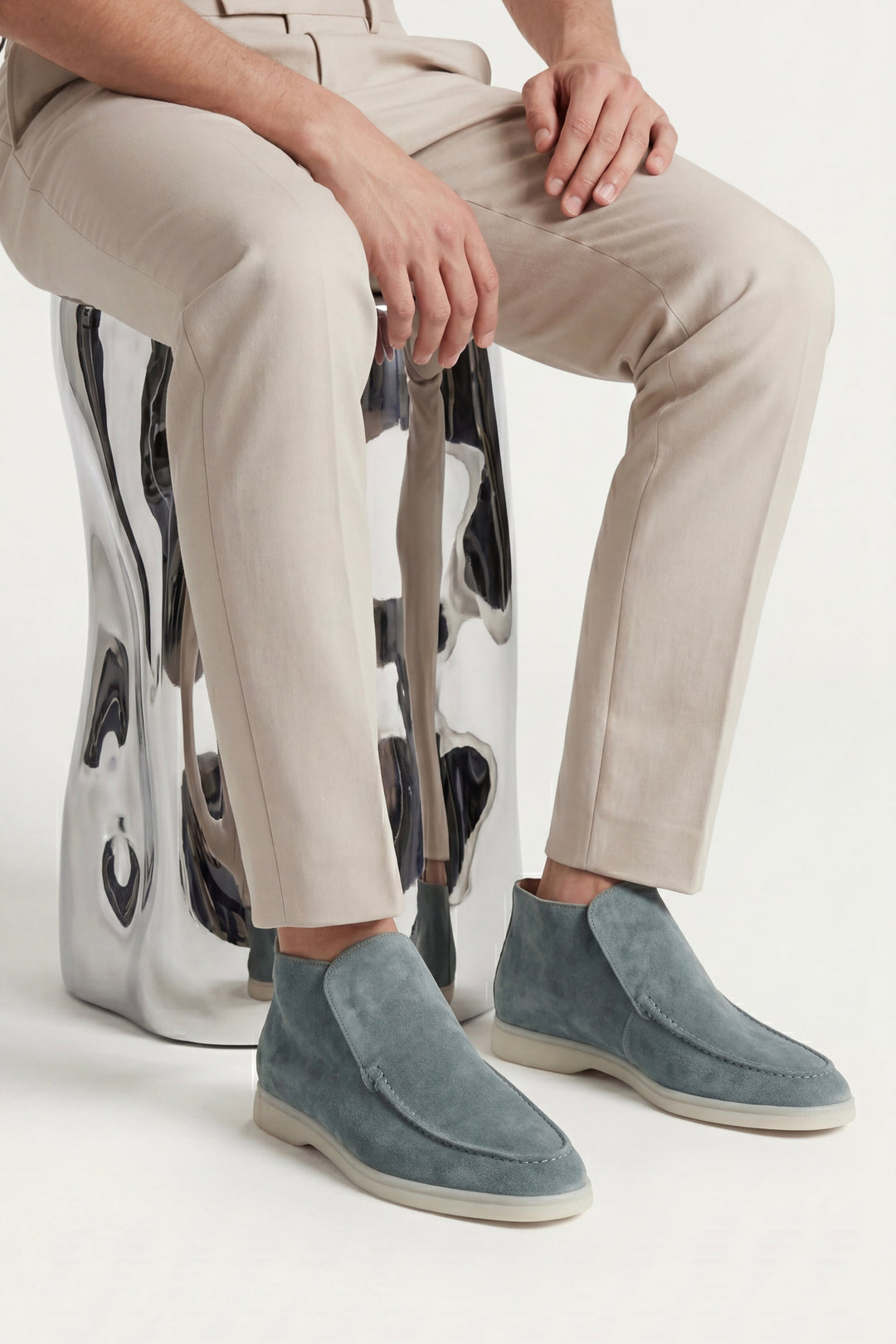 Capri High Top Loafer Mint Green