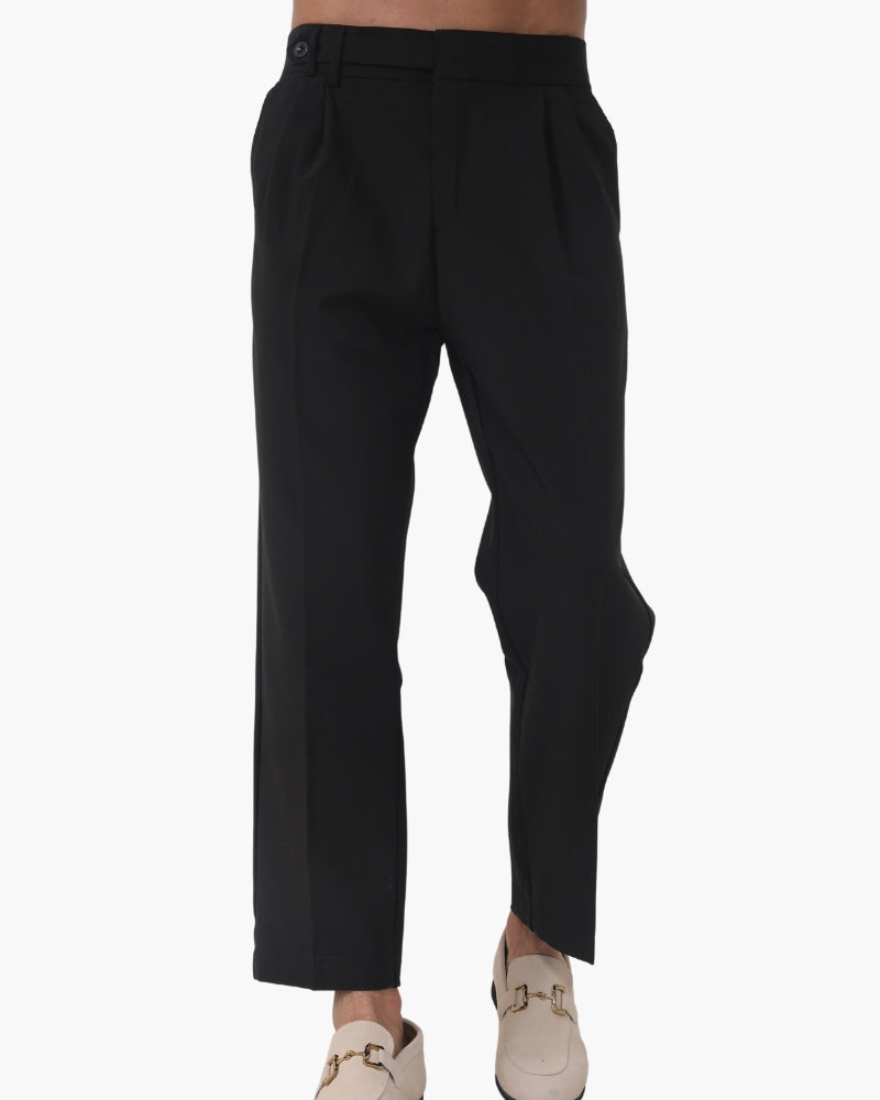 Alessio Romano | Tailored Pleated Trousers with Refined Structure For Men