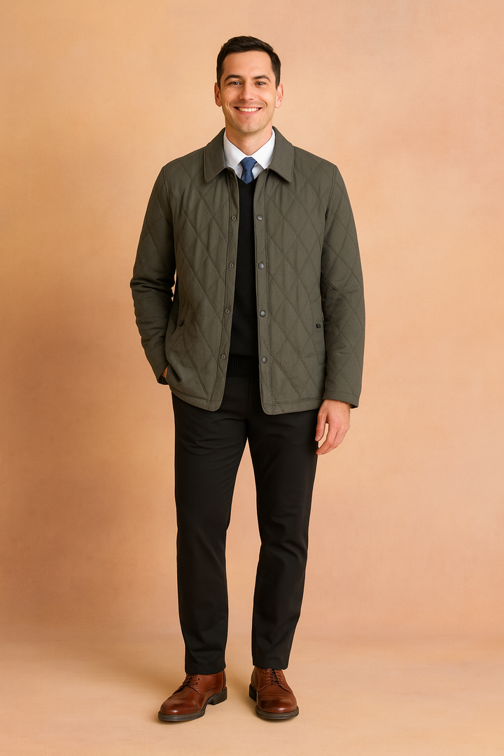Luca Moretti | Luxury Quilted Jacket For Men
