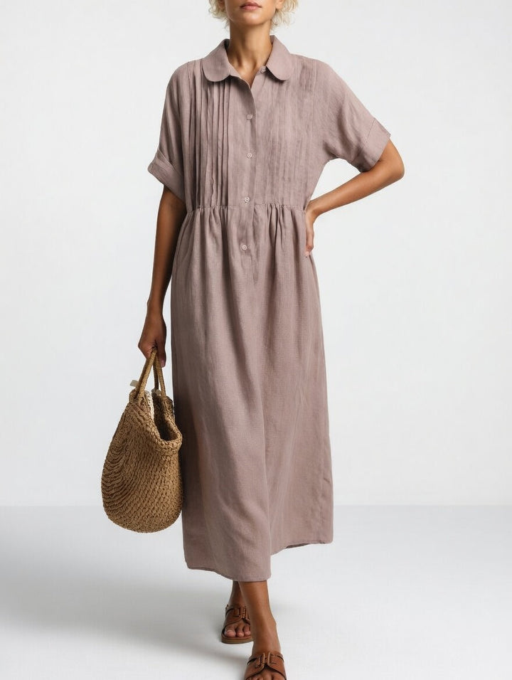 Capucine Linen Shirt Dress