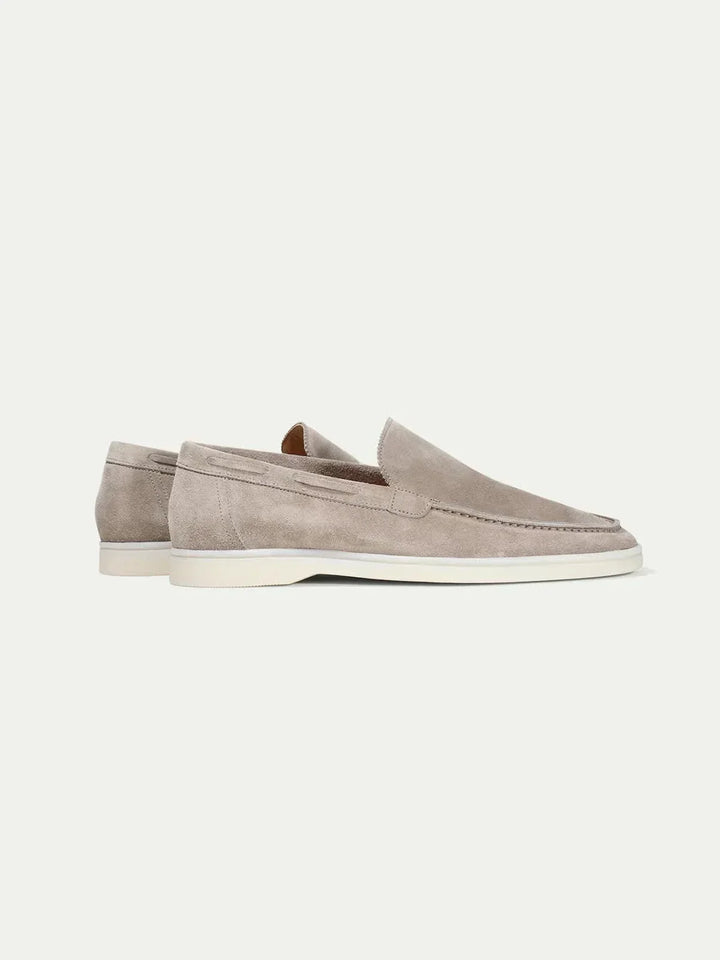 Classic Suède Loafer Light Grey