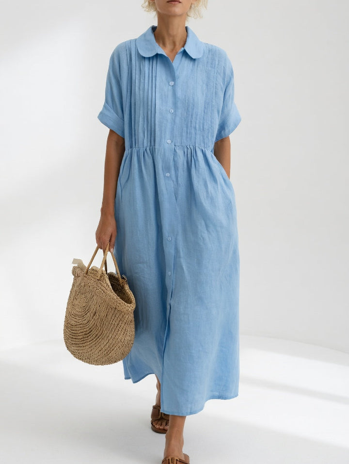 Capucine Linen Shirt Dress