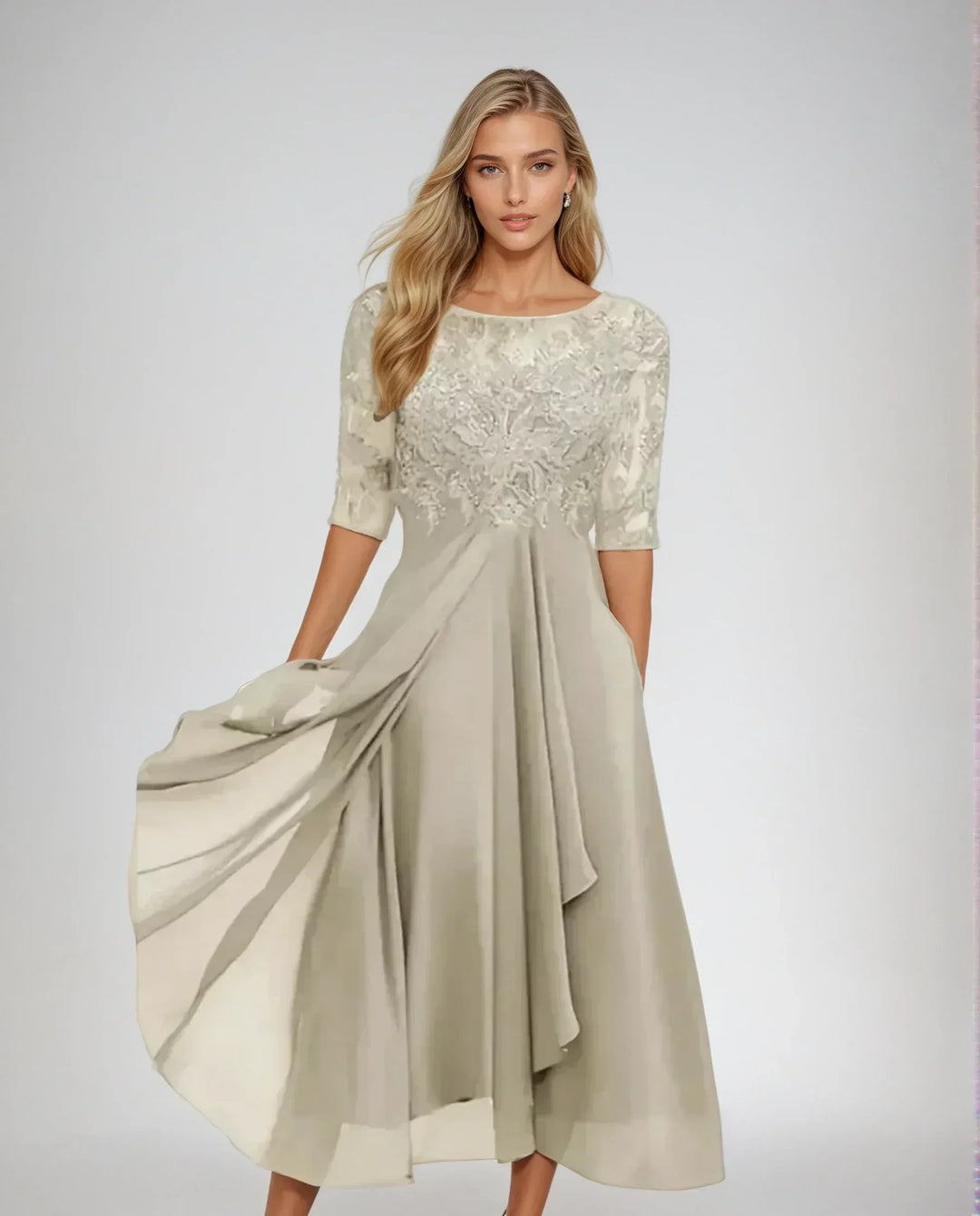 Margherita Lace Occasion Dress