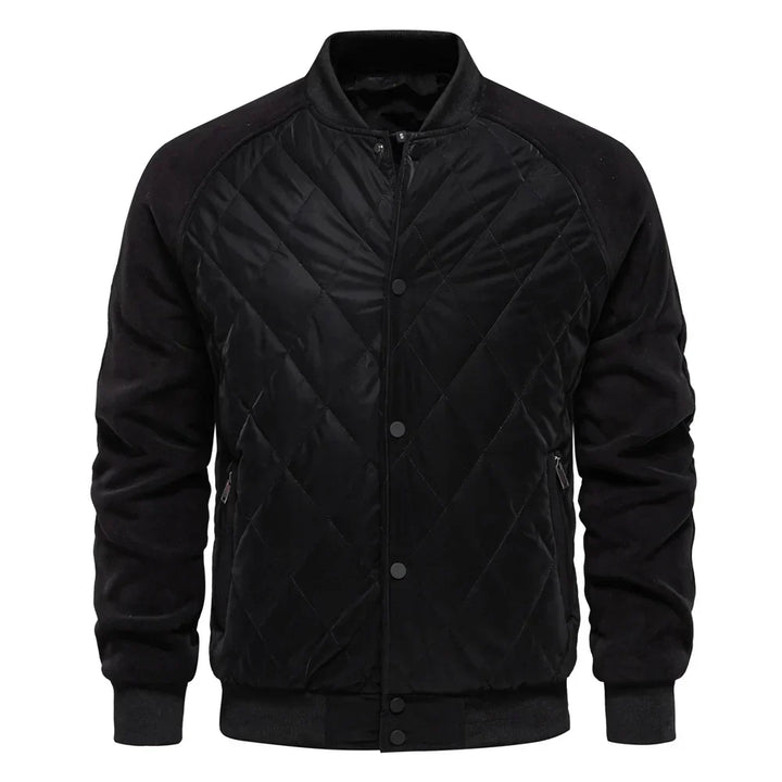 Luca Moretti | Quilted Bomber Jacket With Luxe Comfort For Men