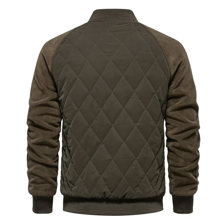 Luca Moretti | Quilted Bomber Jacket With Luxe Comfort For Men