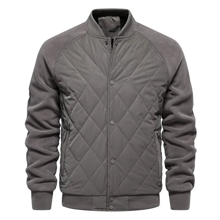 Luca Moretti | Quilted Bomber Jacket With Luxe Comfort For Men
