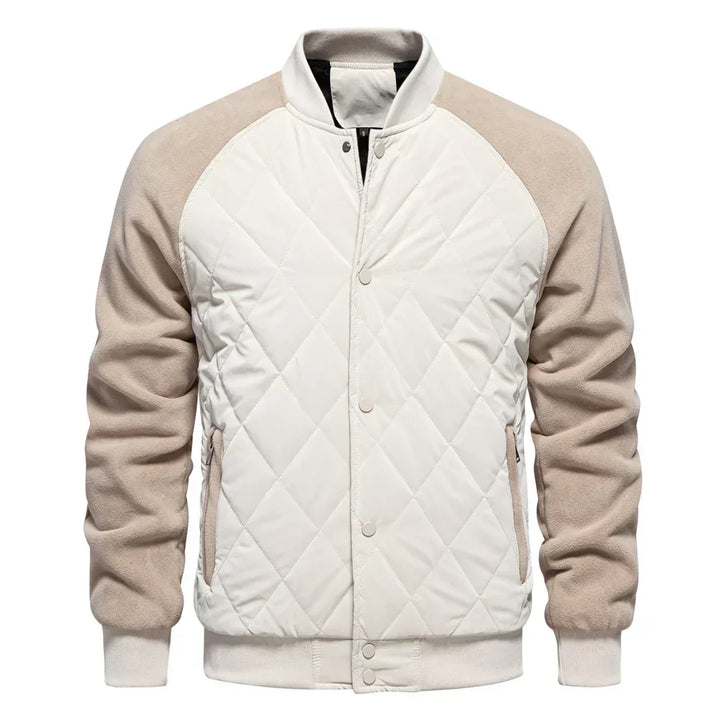 Luca Moretti | Quilted Bomber Jacket With Luxe Comfort For Men