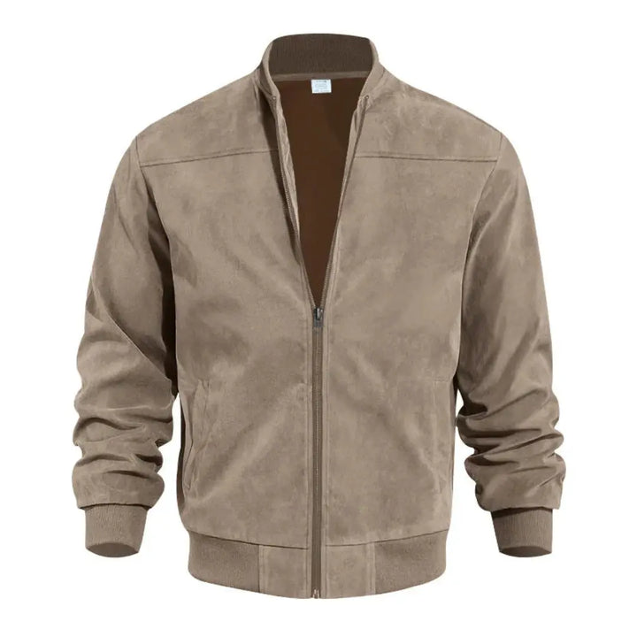 Luca Bianchi | Premium Suede-Touch Bomber Jacket For Men