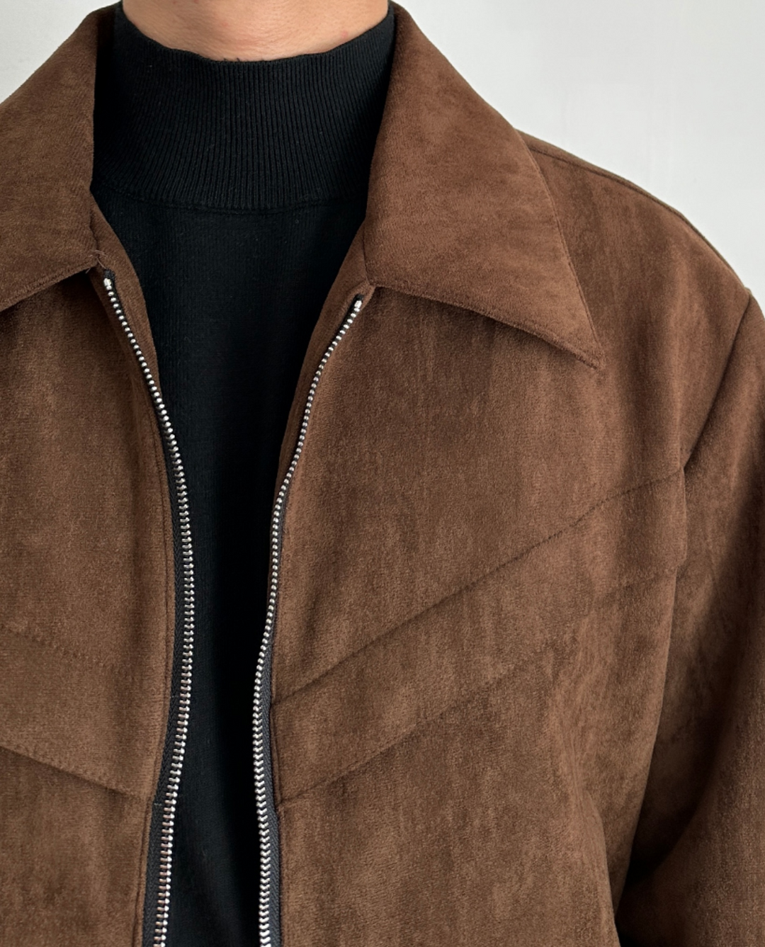 Marco Bellini | Suede Luxe Zip Jacket For Men