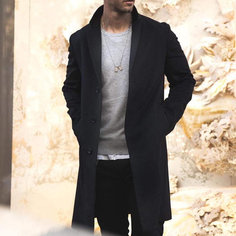 Gabriel Moretti | Classic Long Trench Coat For Men