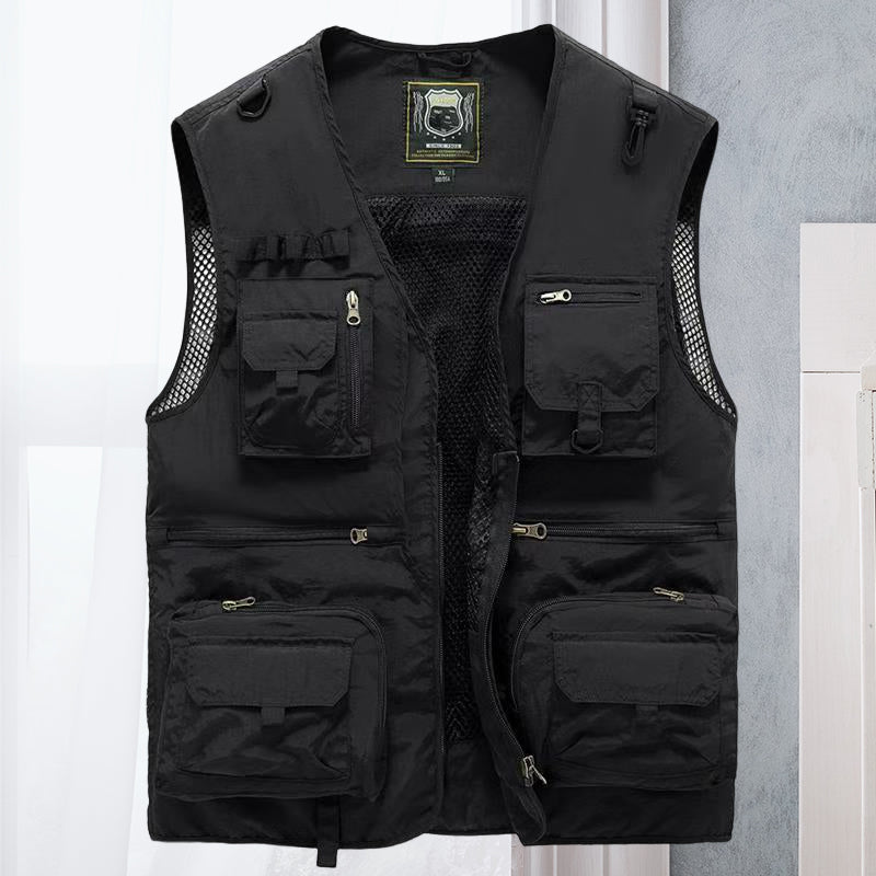 Luca Romano | Multi-Pocket Utility Vest For Men