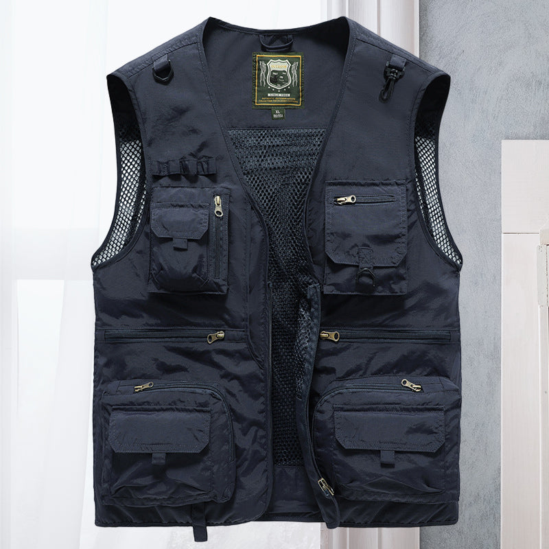 Luca Romano | Multi-Pocket Utility Vest For Men