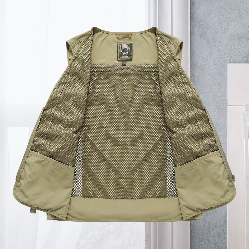 Luca Romano | Multi-Pocket Utility Vest For Men