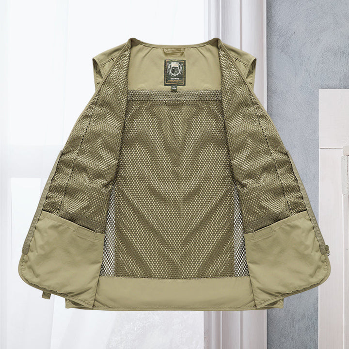 Luca Romano | Multi-Pocket Utility Vest For Men