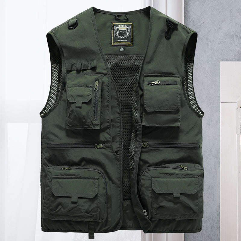 Luca Romano | Multi-Pocket Utility Vest For Men