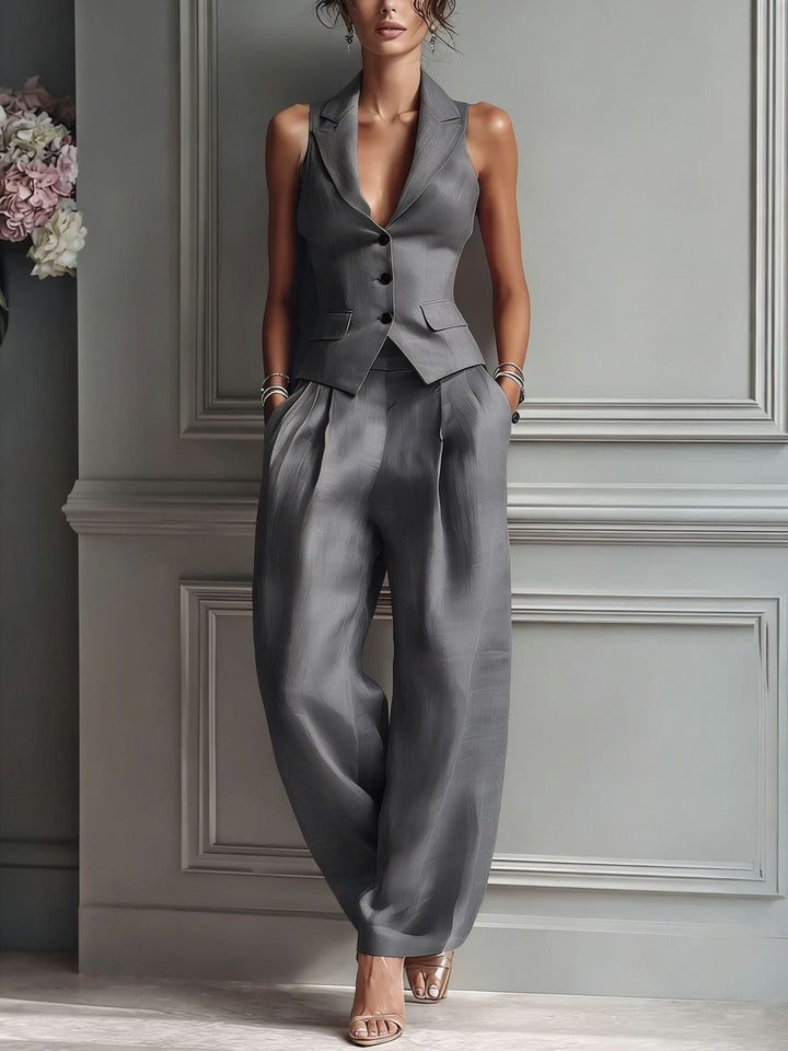 Maëlle Tailored Waistcoat Set