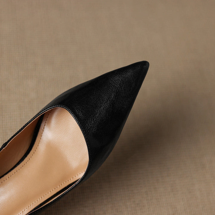 Maïa Leather Kitten Heel