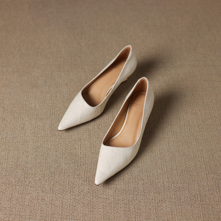 Maïa Leather Kitten Heel