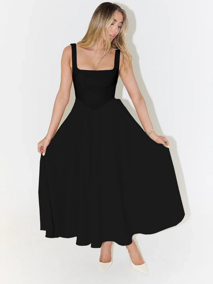 Audrey Square-Neck Dress