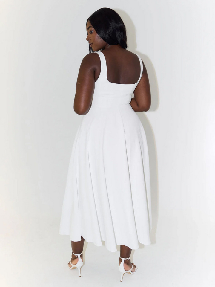 Audrey Square-Neck Dress