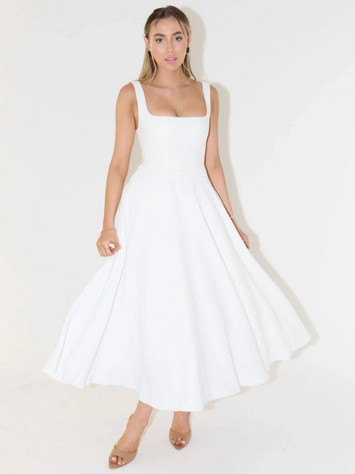 Audrey Square-Neck Dress