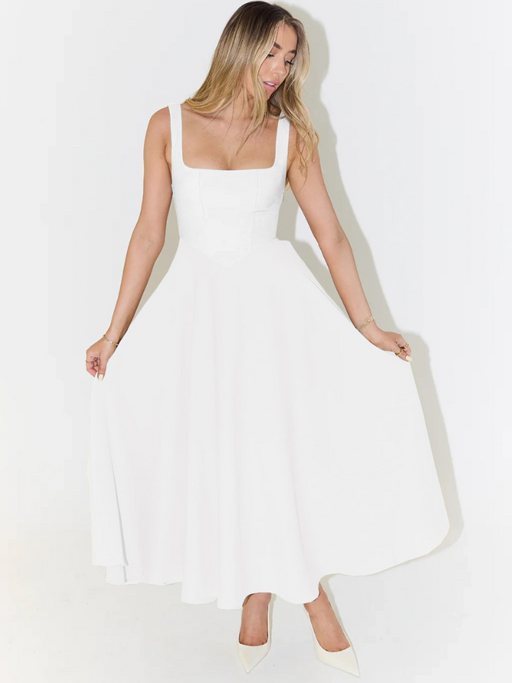 Audrey Square-Neck Dress