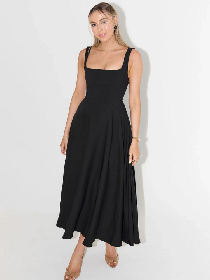 Audrey Square-Neck Dress