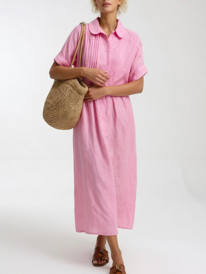 Capucine Linen Shirt Dress