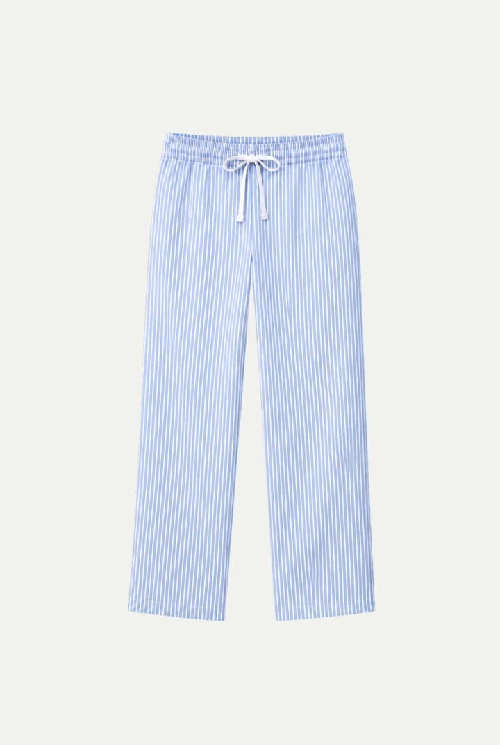 Linen Bayside Trousers Striped