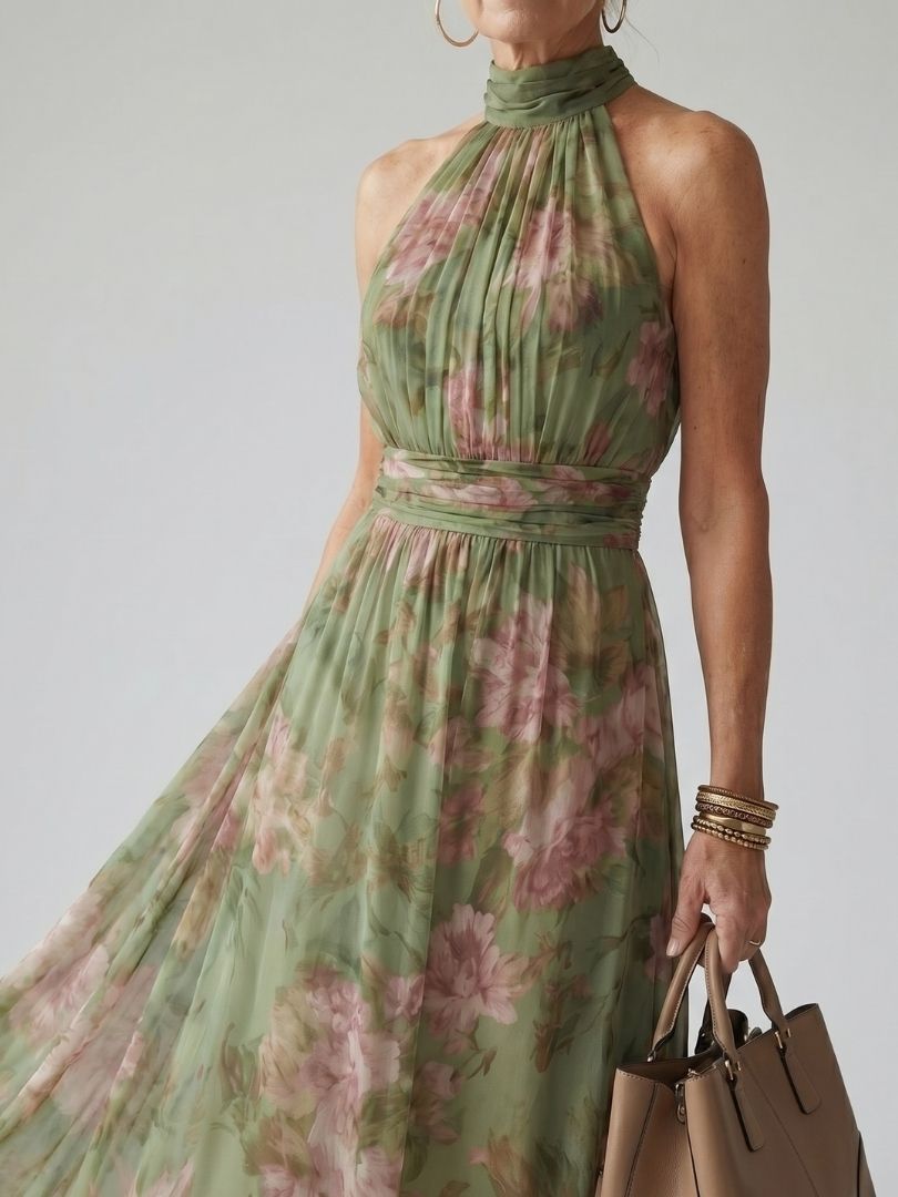 MACY | Midi Halter Dress