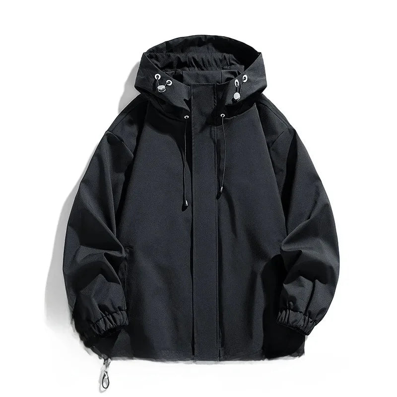 Theo Laurent | Lightweight Hooded Windbreaker For Men