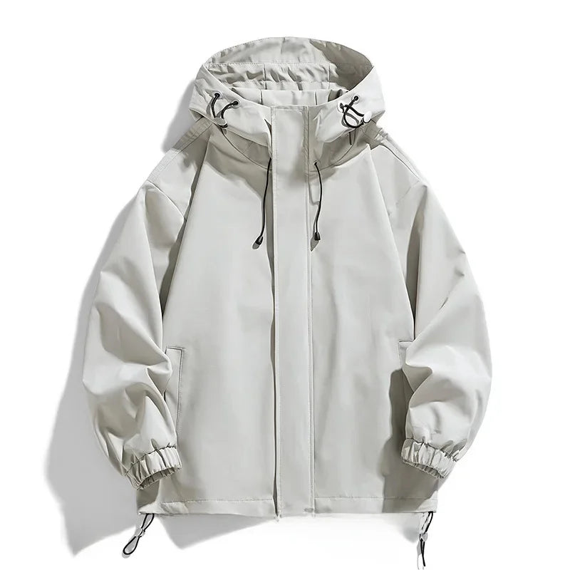 Theo Laurent | Lightweight Hooded Windbreaker For Men