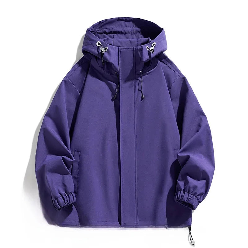 Theo Laurent | Lightweight Hooded Windbreaker For Men