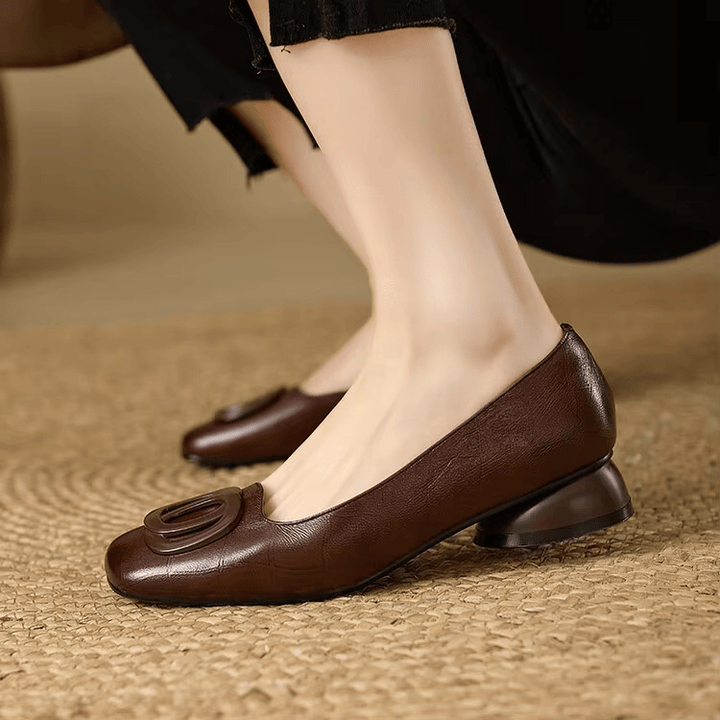 The Cannes Leather Flats