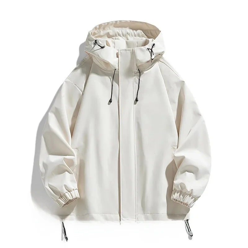 Theo Laurent | Lightweight Hooded Windbreaker For Men
