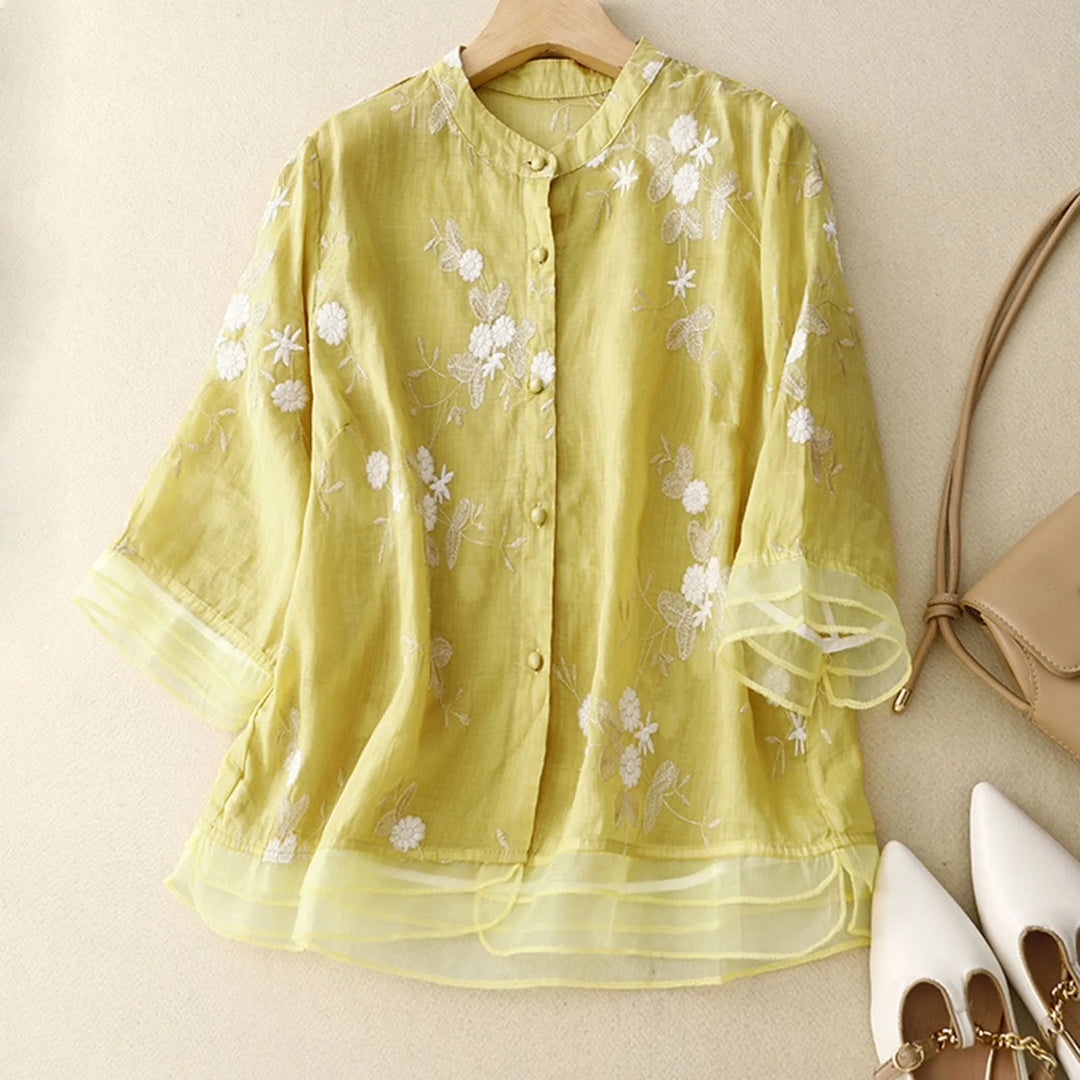Soleil Linen Blouse