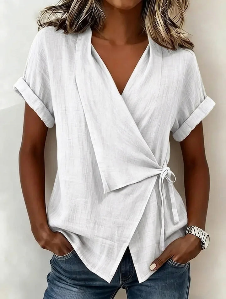 Olivia Linen Blouse