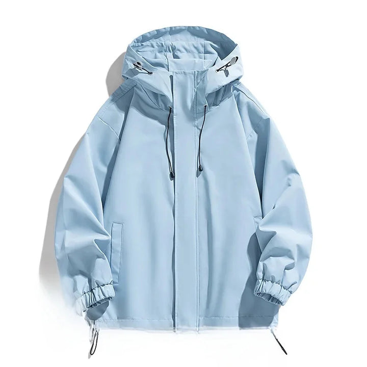 Theo Laurent | Lightweight Hooded Windbreaker For Men