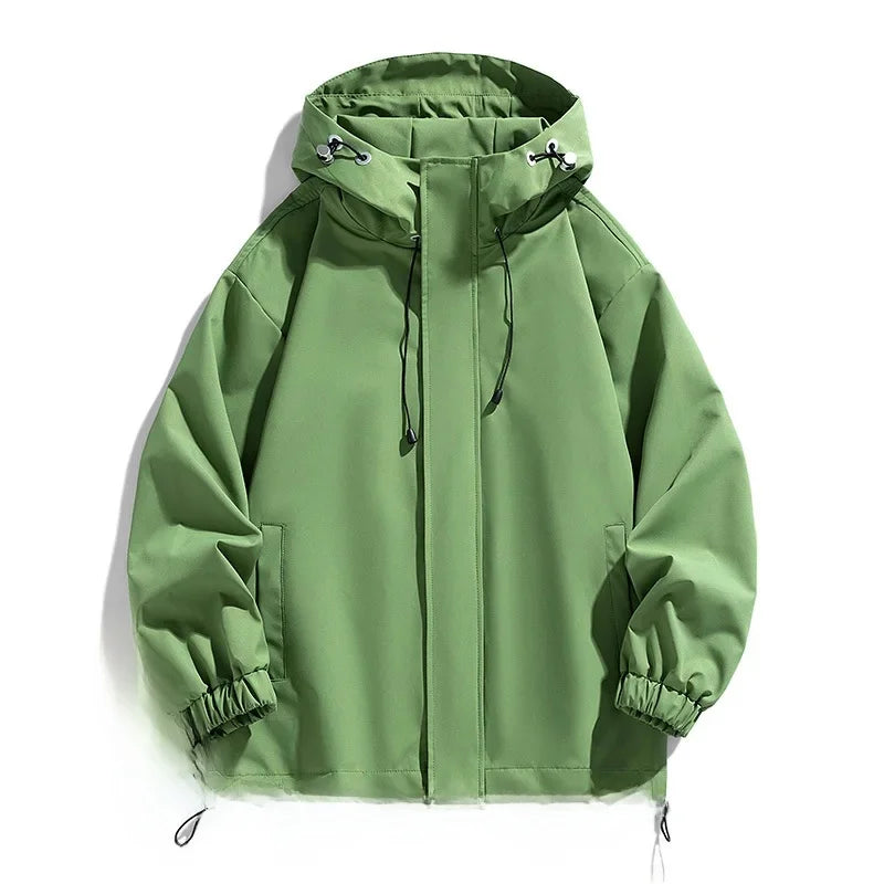 Theo Laurent | Lightweight Hooded Windbreaker For Men