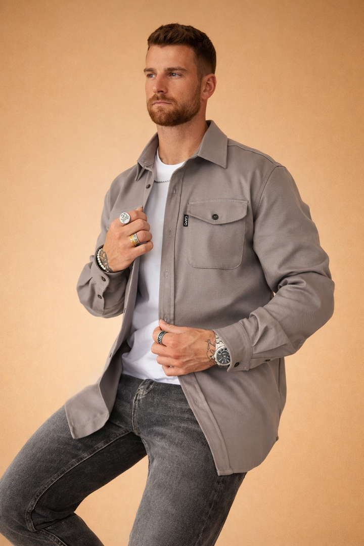 Marco Bellini | Premium Overshirt Jacket For Men