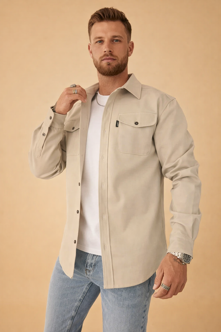 Marco Bellini | Premium Overshirt Jacket For Men
