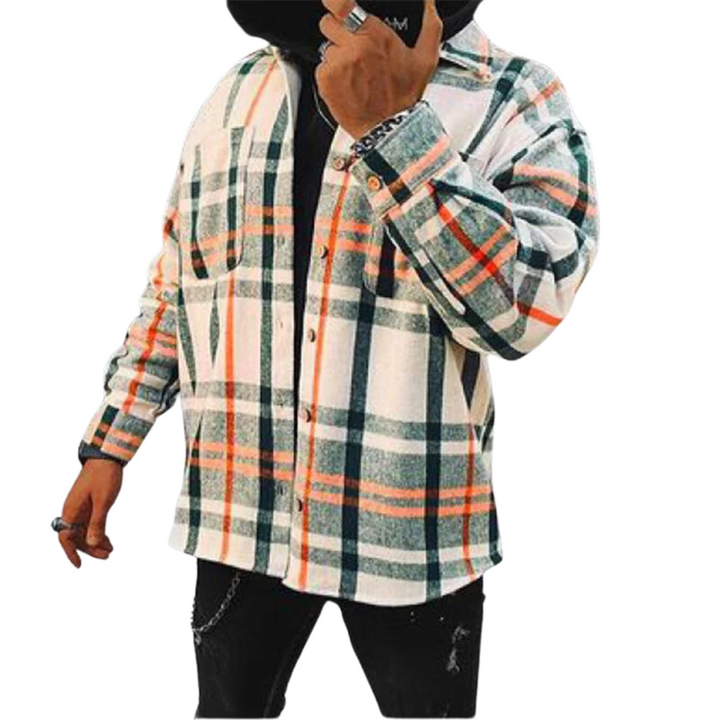 Oliver Laurent | Premium Plaid Overshirt Jacket For Men
