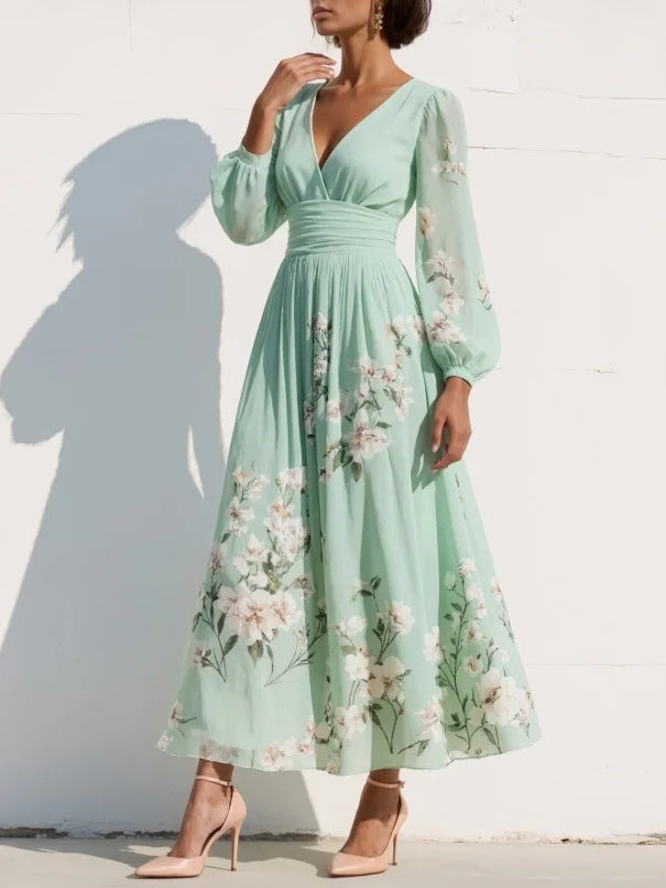 Aurelia Floral Midi Dress